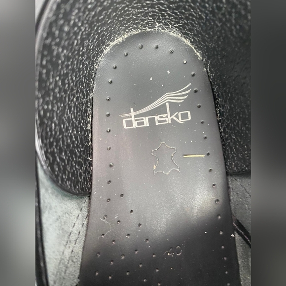 Dansko Women's Professional Mermaid Patent Clog Size 40 - Picture 8 of 9